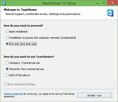 teamviewer wake on lan without assign to account