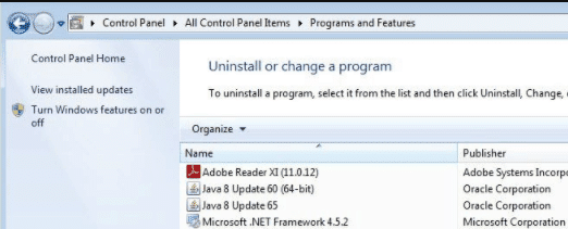 unable to launch java uninstall tool
