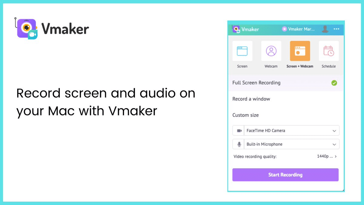 vmaker screen recorder