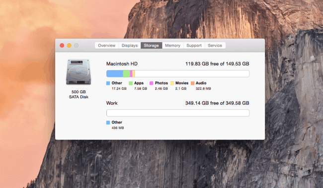 how to clean disc space on mac